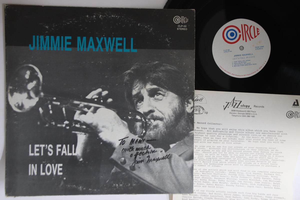 

LP Record JIMMIE MAXWELL - Let s Fall In Love CLP50 CIRCLE 1983 US Jazz Used