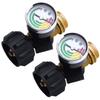 2Pcs Propane Tanks Gauge Level Indicator Solid Brass Leak Detector Gas Level Indicator Universals Gas Pressure Meter