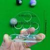 Billiards Training Aid Pool Table Stick Exercise Accessories Acrylic Pool Training Aid Multifunctional Billiard Rod Trainer Pool