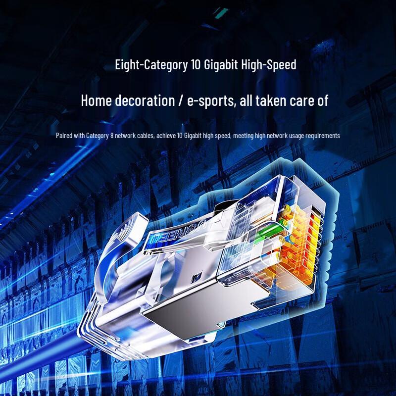 UGREEN Cat8 Shielded RJ45 Connector (10-Pack)