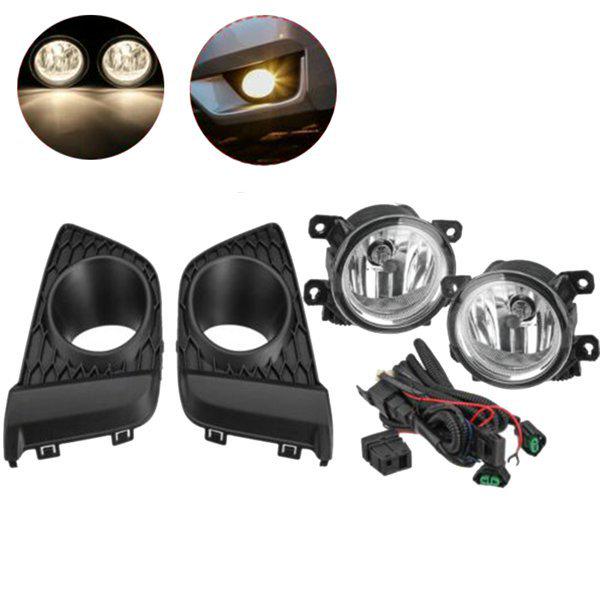 2014-2017 Honda Fit Front Bumper Fog Light Cover with H11 Bulb & Wiring Harness