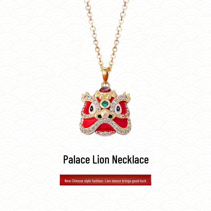 Forbidden City Lion Zodiac Bracelet - Red Couples Bracelet for Men and Women, Perfect New Year Gift