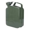 1.3 Gallon 5L Gasoline Container Thickened Stainless Steel Fuel Tank Carrying Can with Portable Handle