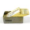 High-Quality Tin Box Packing 78 Cards Tarot Card Gilded Edge with Paper Guidebook,Fate Divination Family Party Game
