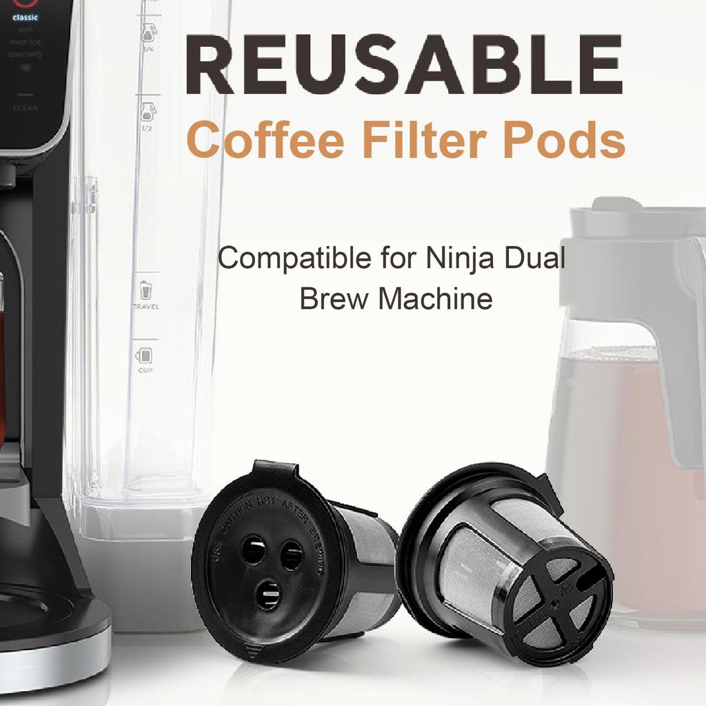 Refillable Coffee for Coffee Easy To Stylish Filter Perfect for Home Use Eco-Friendly Filters, 3-Hole, Makers, Clean, Pods, Mornings,