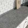 1 Roll Self-Adhesive Wallpaper, Cement Gray Textured Contact Paper, Peel And Stick, Waterproof Removable Living Room Kitchen Bed