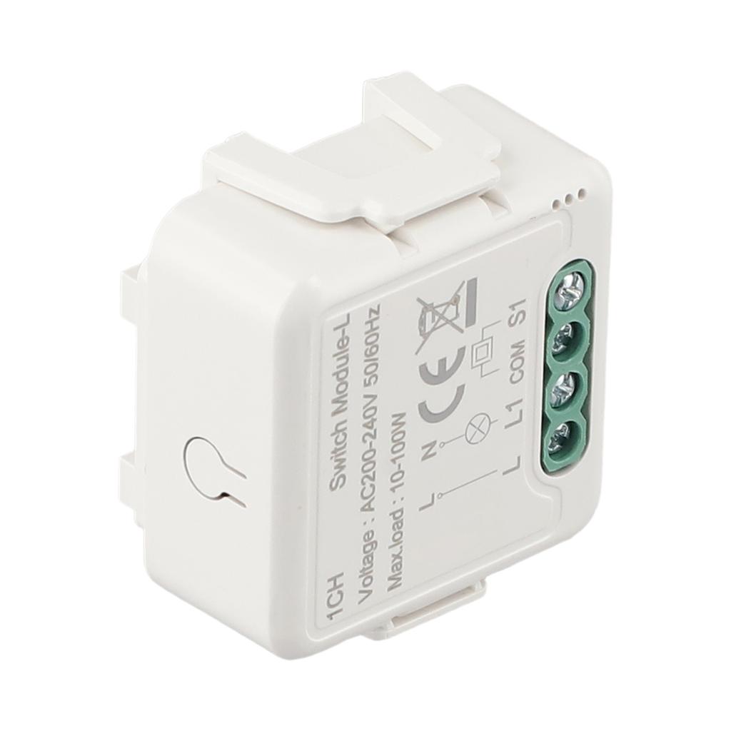 No Neutral Required Smart Light Switch Lighting Automation 39.2 X 39.2 X 18 Mm Schedule Smart Control ABS Material For Tuya