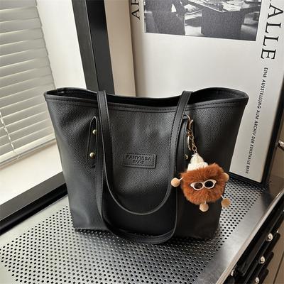 Casual Retro Large-suit Bag for Women's New Autumn and Winter Fashionable Versatile Shoulder Bag Popular Tote Bucket Bag