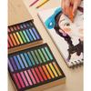 Square Pastel Set 12/24/36/48 Colors Soft Dry Pastel Artist Chalk Pastel Sticks Non Toxic for Office School Art Drawing Painting Supplies
