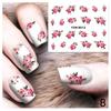 3D Nail Applique Patterned Nail Back Glue Sticker  Role Ofing Is Tasted