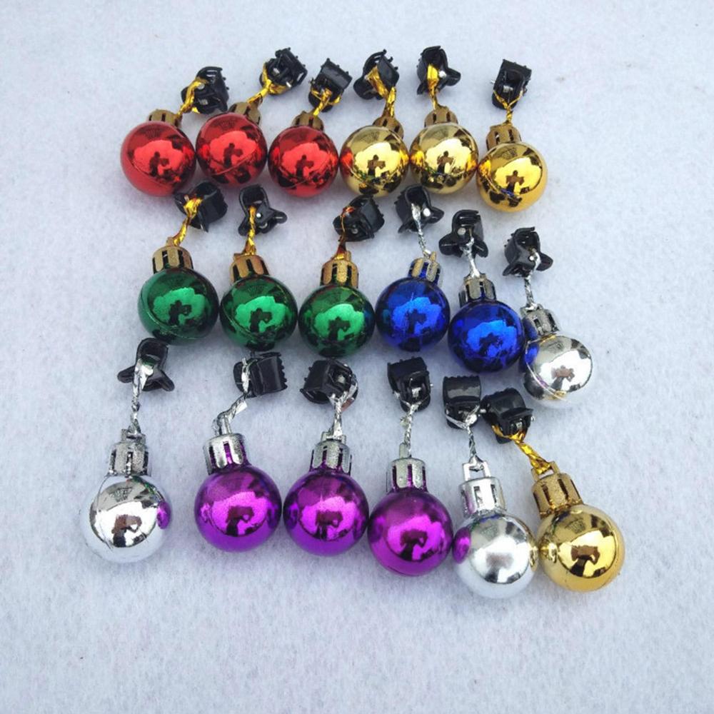12 Colors/set Christmas Beard Baubles Ornaments Colorful Xmas Facial Decoration For Men New Year Holiday Party Supplies