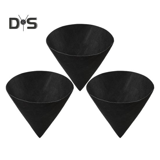 

3 шт. конусообразных вкладышей для цветочных корзин, вставок для корзин для растений, черные войлочные вкладыши, сменные вкладыши для подвесных цветочных корзин на открытом воздухе S