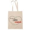 Tote Bag - PLANETEE - Irreplaceable Woman Chemist - Natural Cotton - Beige - Printed In France
