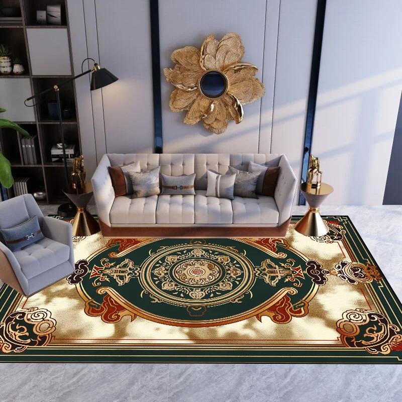 Persia Large Size Carpet Living Room Decoration Luxury Floor Mats Non-slip Bedroom Rugs Washable Lounge Computer Chair Mat