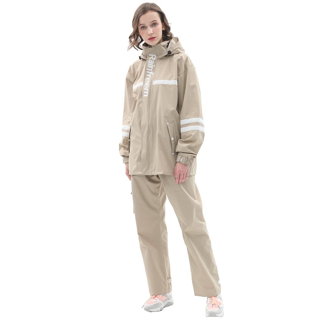 

Дождевик и дождевой костюм Подходит для и Хаки Идеально для дождливой Женский Мужской Комплект, Устойчивый к пятнам, Унисекс, Велоспорт, Мотоциклы, Скутеры,