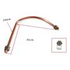 1Pcs 10*450mm 10*550mm Air Compressor Exhaust Tube G3/8" Hex Nut Aluminum Connecting Pipe Air Line Hose