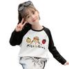 Children's Cotton Long Sleeve Cartoon T-Shirt - Boys & Girls Stylish Base Layer for Spring & Autumn