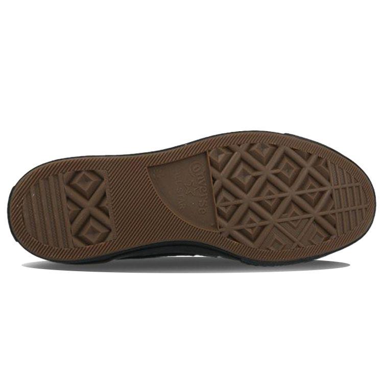 Converse One Star Leather Casual Slip Resistant Durable Lightweight Low Top Skate Shoes Unisex Sneakers Black 163380C