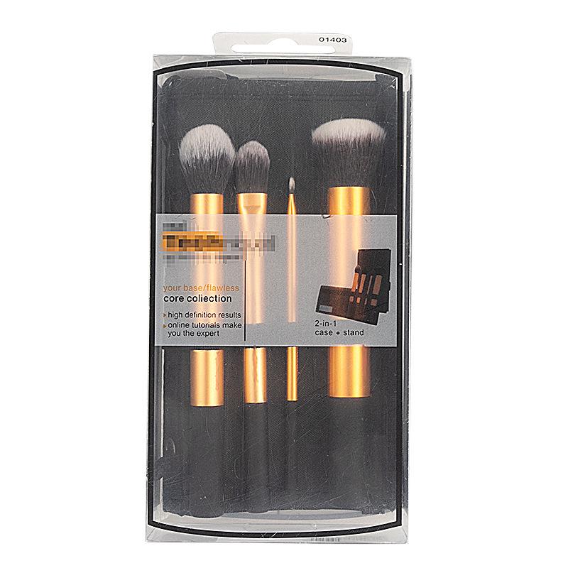 American RT Series 1997 Full Makeup Brush Set: Includes Blush, Blending, Eyeshadow Brushes, and Beauty Sponge. Exclusive.