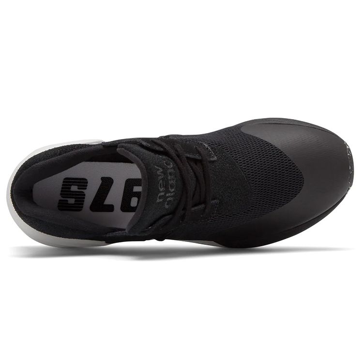 New Balance Nb 997S Versatile Simple Fabric Mid-Top Marathon Running Shoes Women sneaker Black White WS997WFA