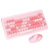 OLOEY Macaron Wireless Keyboard and Mouse Set