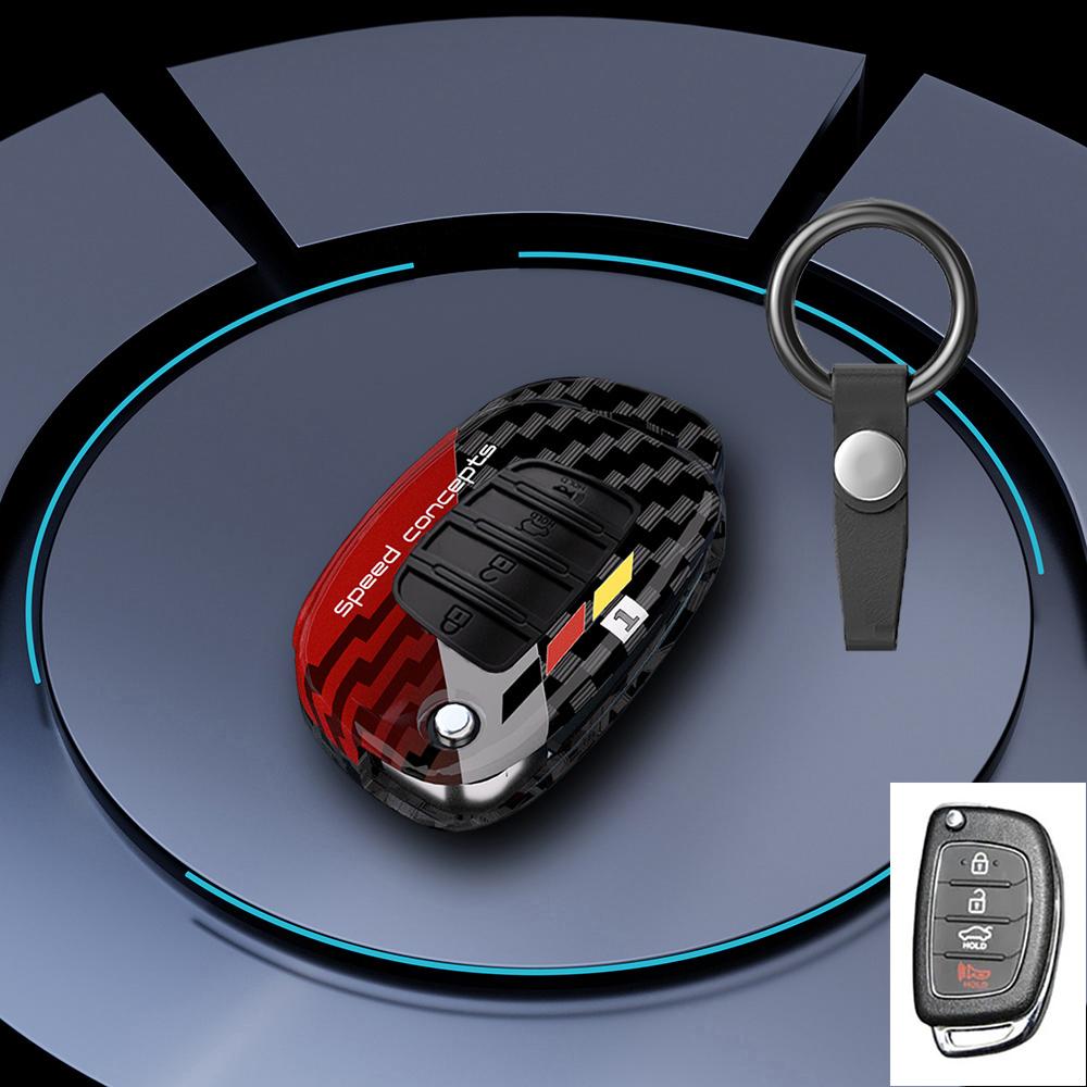 Graffiti Auto Key Fob Cover Fit For Hyundai Elantra Verna Solaris 2005 2006 2007 2008 2009 2010 2012 2011 2013 2014