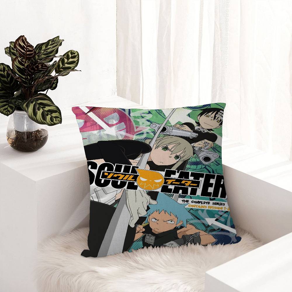 S-Soul E-Eater Anime Pillow Gift Home Office Decoration Pillow Bedroom Sofa Car Cushion CoverPillow Case