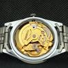 GEBRAUCHTE SEIKO 5 AUTOMATIK JAPAN HERREN SELTEN GOLDENES WERKSUHRWERK 575b-a305200-9