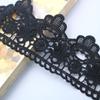 Hollow Lace Milk Silk Lace, Water-Soluble Embroidery Accessories, Lace Barcode Lace, Milk Silk Black Lace