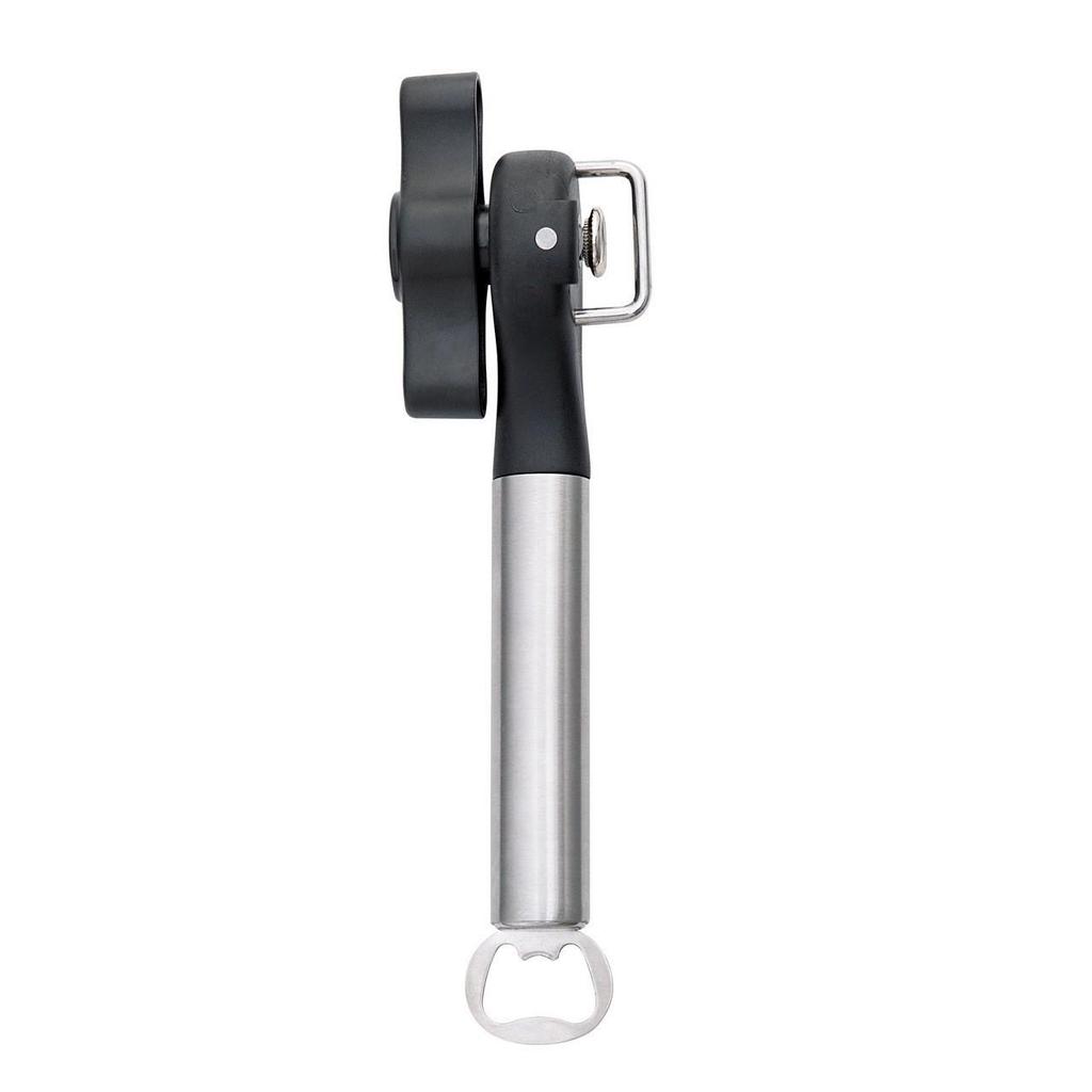 Stainless Steel Single Handle Can and Bottle Opener for Sardine and Evaporated Milk Lids.
