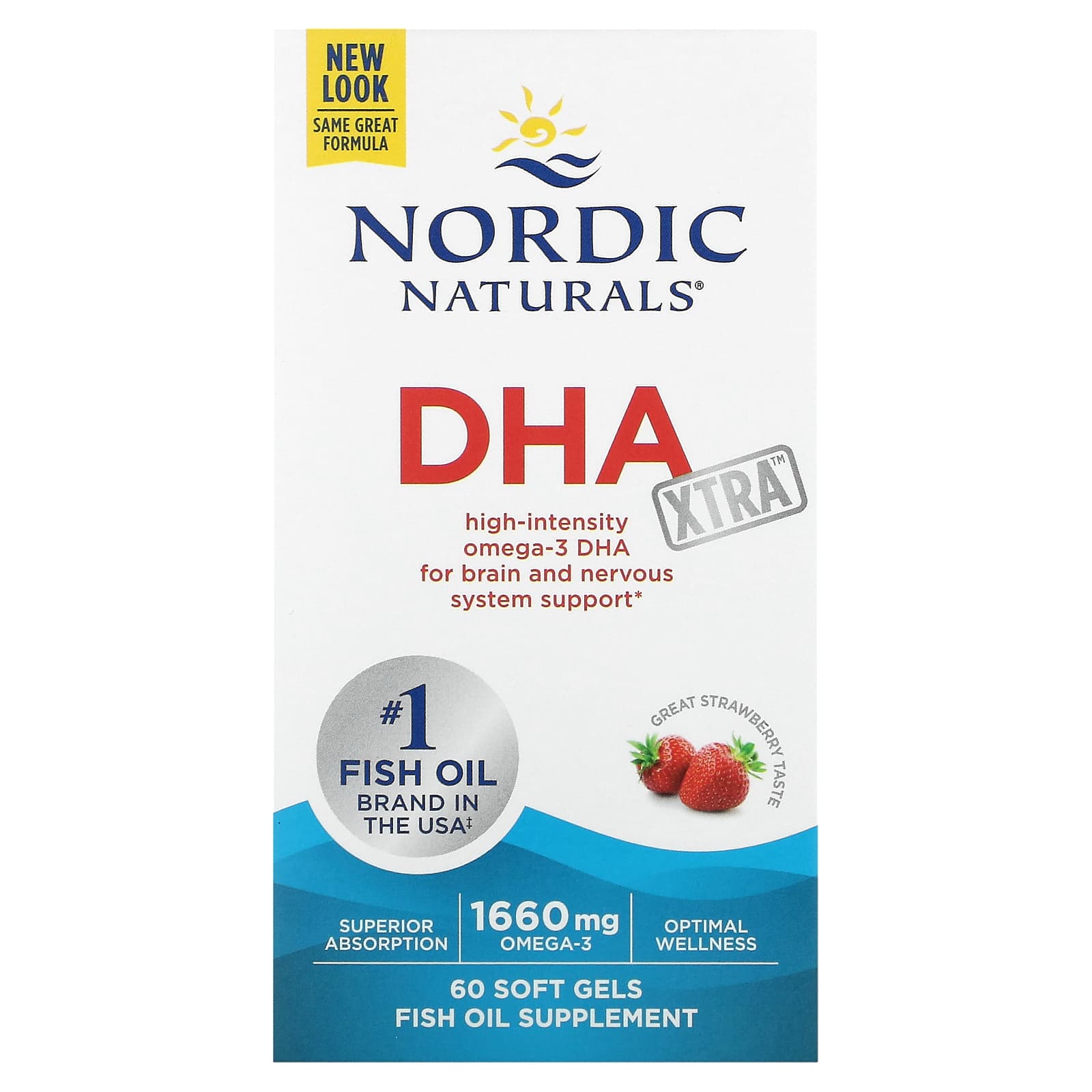 

Dha Xtra, Strawberry Flavor, 60 Softgels