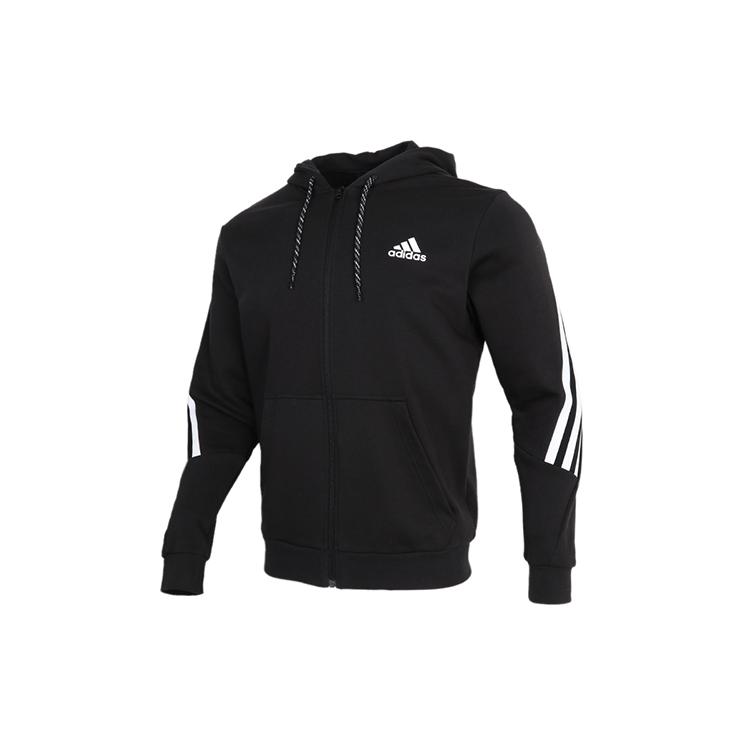 adidas Jackets Men's Black Hooded Moderate Other GM6895