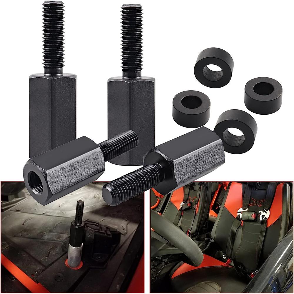 4Pcs Seat Riser Black Lift Up Utv Seat For Can-Am X3  Utv