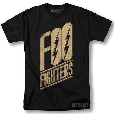 Foo Fighters Shirt Rock Concert Tour Merch Vntg Grafisch Ontwerp T-Shirt