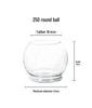 Large Round Glass Fish & Turtle Tank with Mini Hydroponic Planter