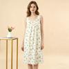 Estiva Donna Yunjin Cotone Senza Maniche Camicia da Notte Dolce Stile Ragazza Vestibilità Larga Cotone Viscosa Abito da Casa Casual Loungewear Quotidiano da Esterno Pigiami