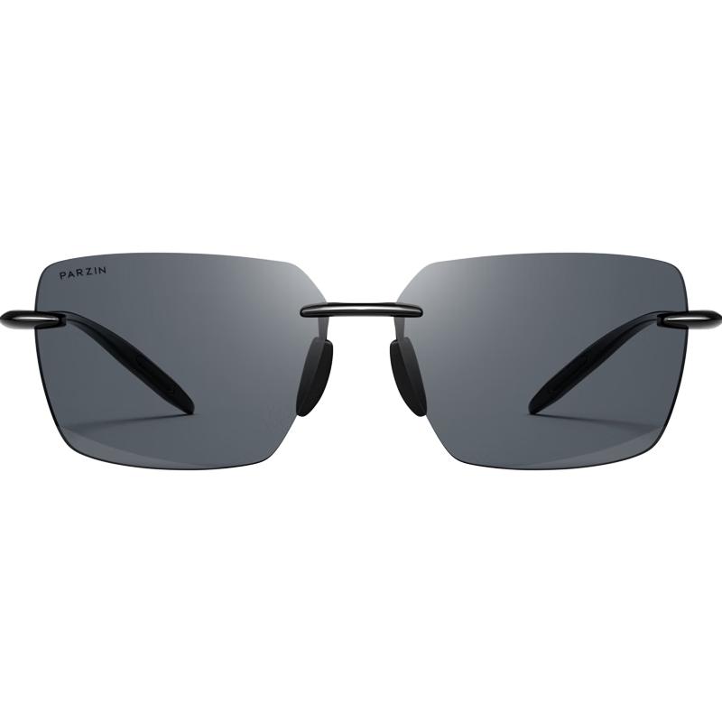 PARZIN PZ91692 Men s Rimless Square Driving Sunglasses
