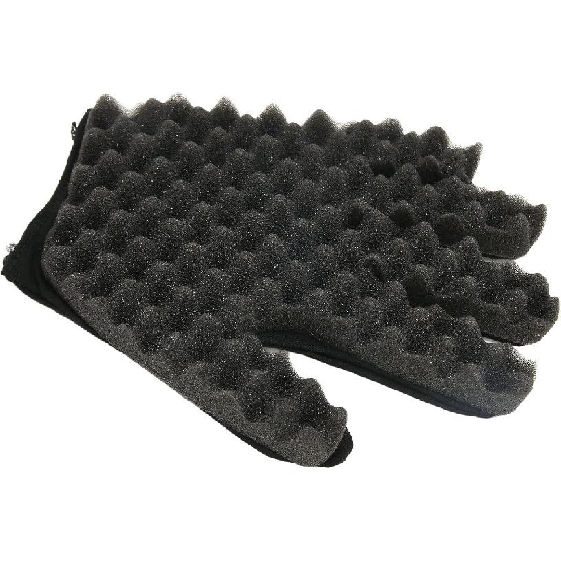 Curling Sponge Glove Afro Coil Flexible Portable Hair Twist Sponge for Barber SalonCurling SpongeH SpongeH SpongeH SpongeH SpongeBarber Sponge