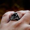 BEIER 2022 New Design Stainless Steel Skull Snake Ring Punk Gothic Biker Jewelry For Men Wholesale Gift Dropshipping