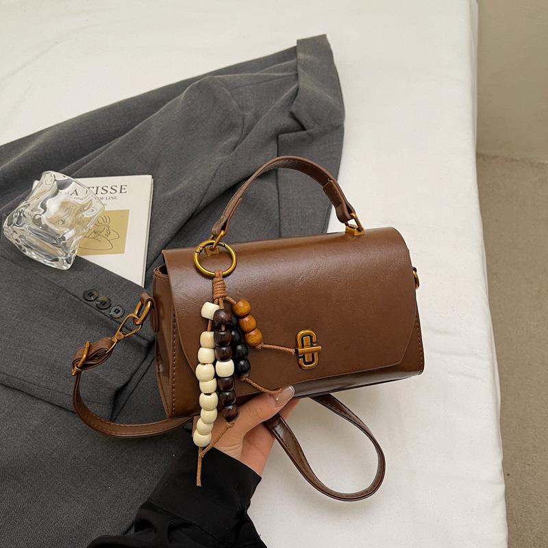 Modische kleine quadratische Handtasche, Retro-Trend Umhängetasche, Koreanische Nischenqualität Einzel-Schultertasche