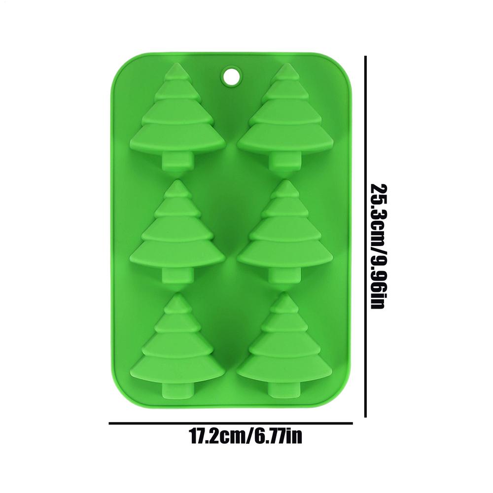 Christmas Silicone Mold Christmas Candy Molds Non Stick Christmas Silicone Cake Baking Mold Reusable Easy Release Tray