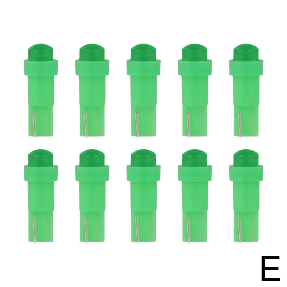 10pcs Automobile LED Instrument Light T5 COB High Brightness Energy-saving Accessories Bulb Interior Car Indicator B1G3