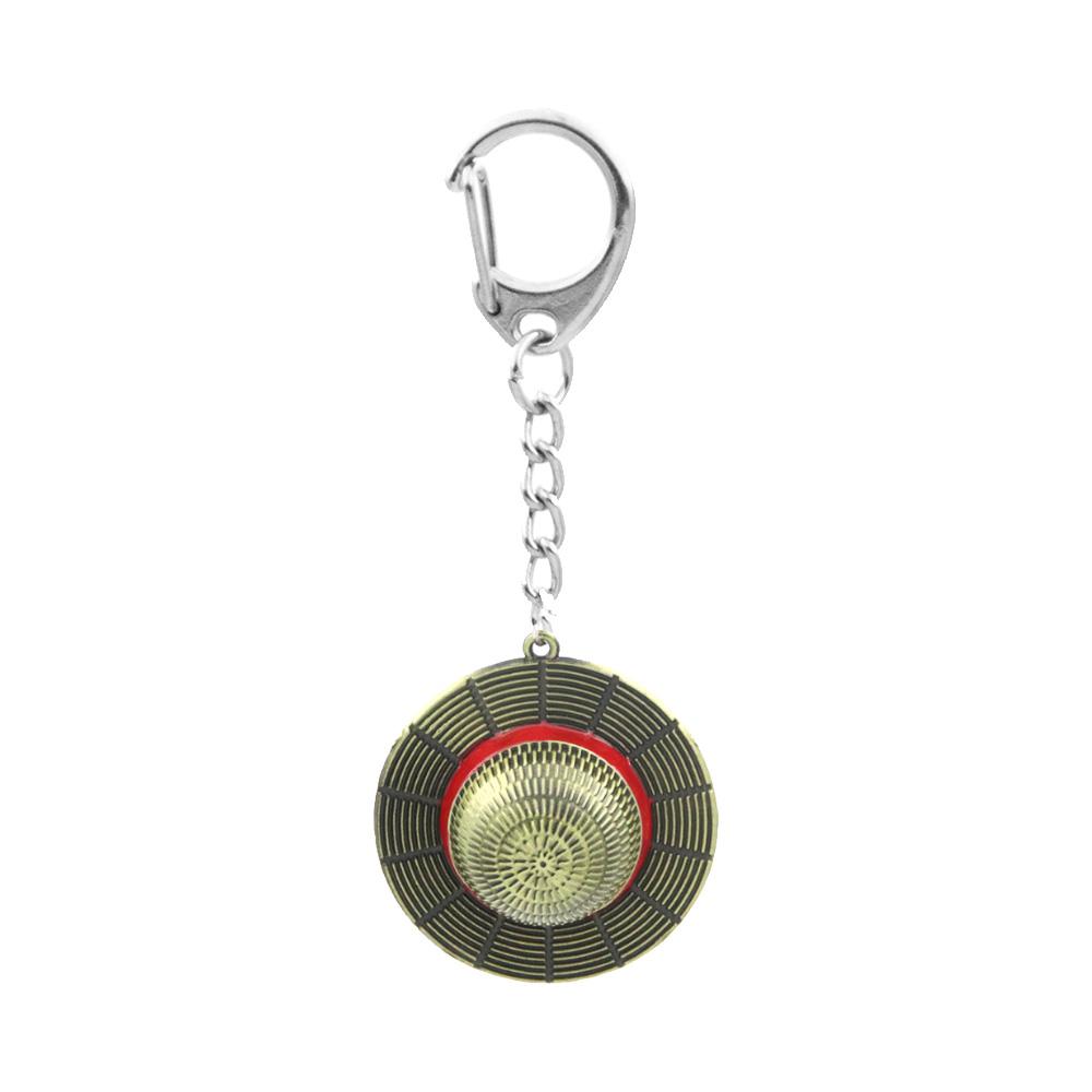 Classic Anime Keychain Straw Hat Pendant Metal Key Chains For Fans Cosplay Keyrings Accessories Jewelry