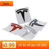 Samolepka na auto Tesla 9x8.8cm ABS Znak modelu Y Samolepka na víko kufru auta pro logo Tesla Auto Zadní Decal Vnější Dekorace