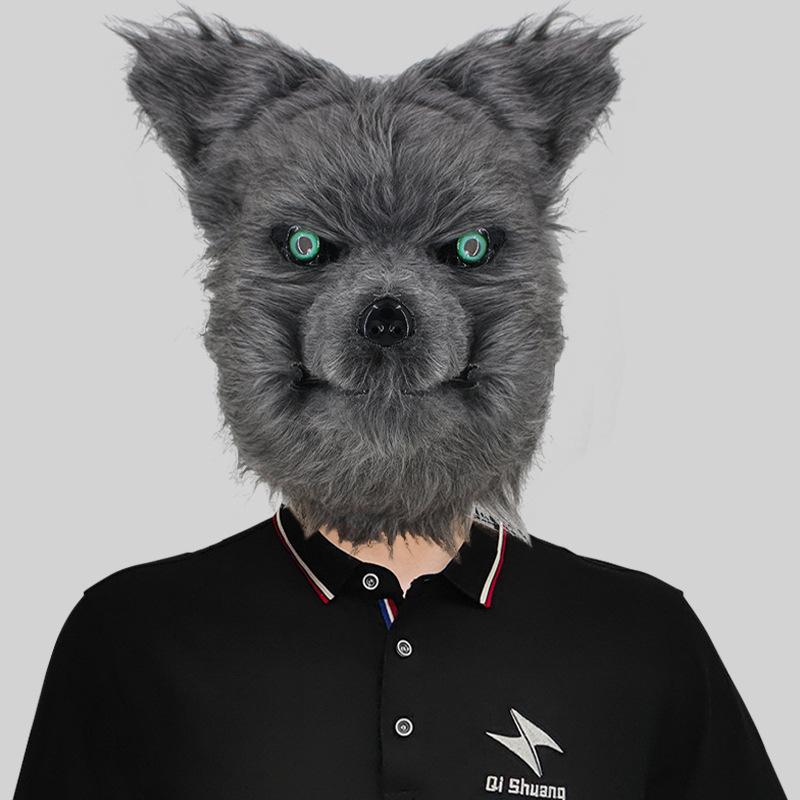 Open Stylish Mouth Wolf Face Mask Ideal For Halloween And Various Events Celebration