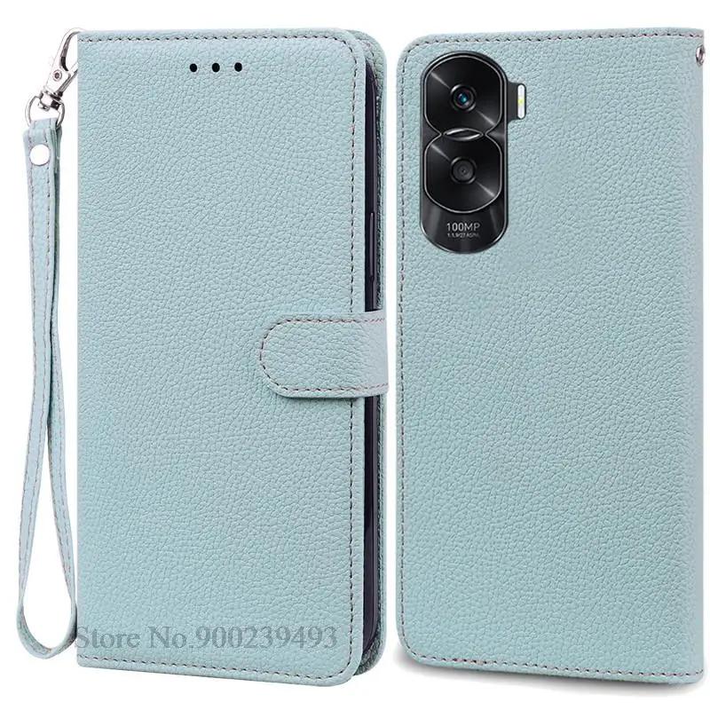 16 barev Pouzdro Honor 90 Lite Pro Honor 90 Lite 5G Pouzdro Kožená peněženka Flipové pouzdro pro Huawei Honor 90 Lite 5G Ochranný kryt slotu na kartu