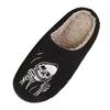Women's Fuzzy Slippers Band Memory Foam Slippers Open Toe Csual Shoes Slippers Women Slipper Socks with Grippers Size 9-11