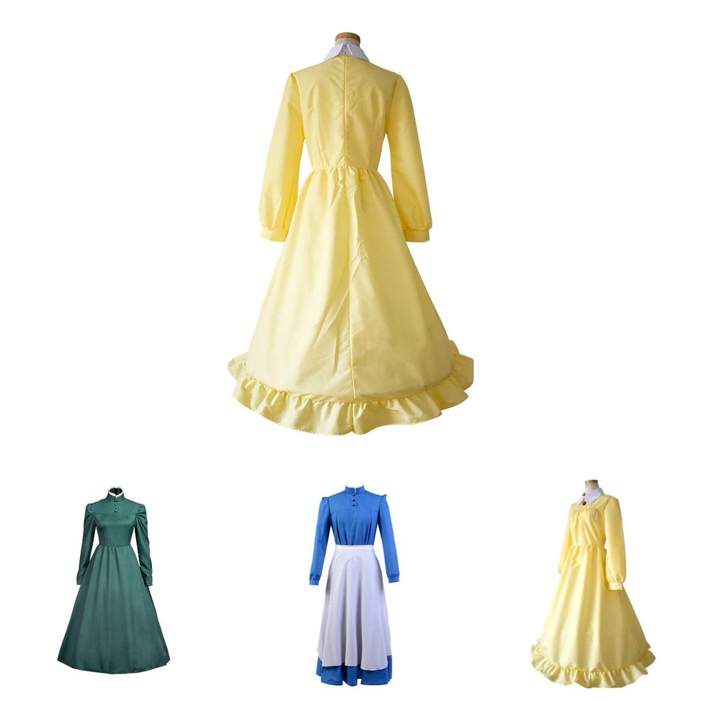 Il Castello Errante di Howl Sophie Vestito A-line Poliestere/Cotone Abbigliamento Cosplay
