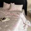 Light Luxury 60 Orchid Essence Tencel Jacquard Lyocell Four Piece Set [Xianbenna/White Tea]