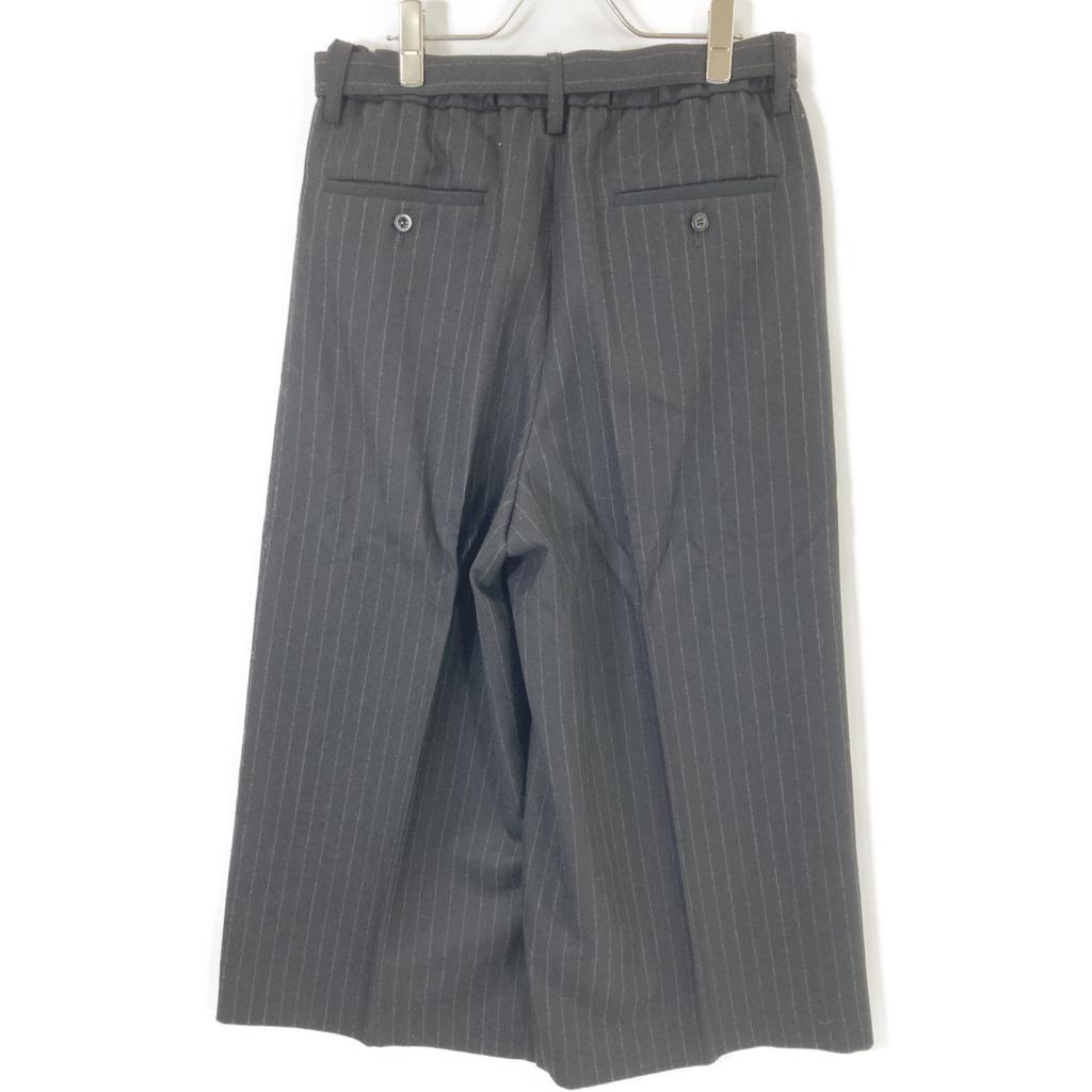sacai 24-03479M Black Chalk Stripe Pants Bottoms 1 blackUsed